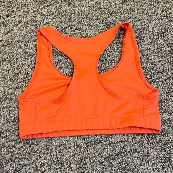BCG Orange Unlined Racerback Sports Bra Size Small - Picture 2 of 5